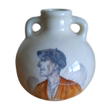 Vase Cazalas man with beret