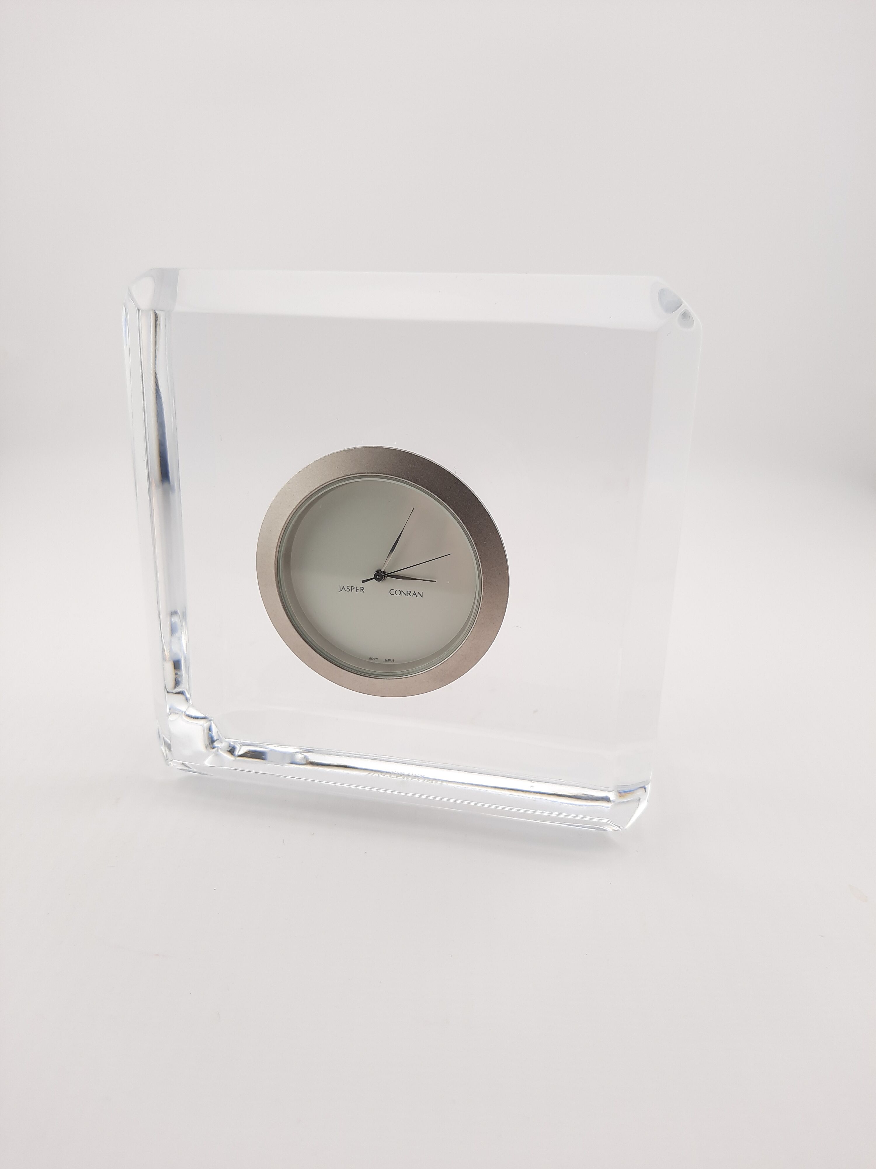 Waterford crystal glass Jasper Conran clock