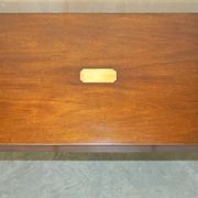 Kennedy military campaign desk Harrods in hardwood