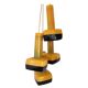 Vintage hanging lamp by Bent Karlby for A. Schroder, Kemi, 1970s