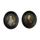 Pair of framed portraits