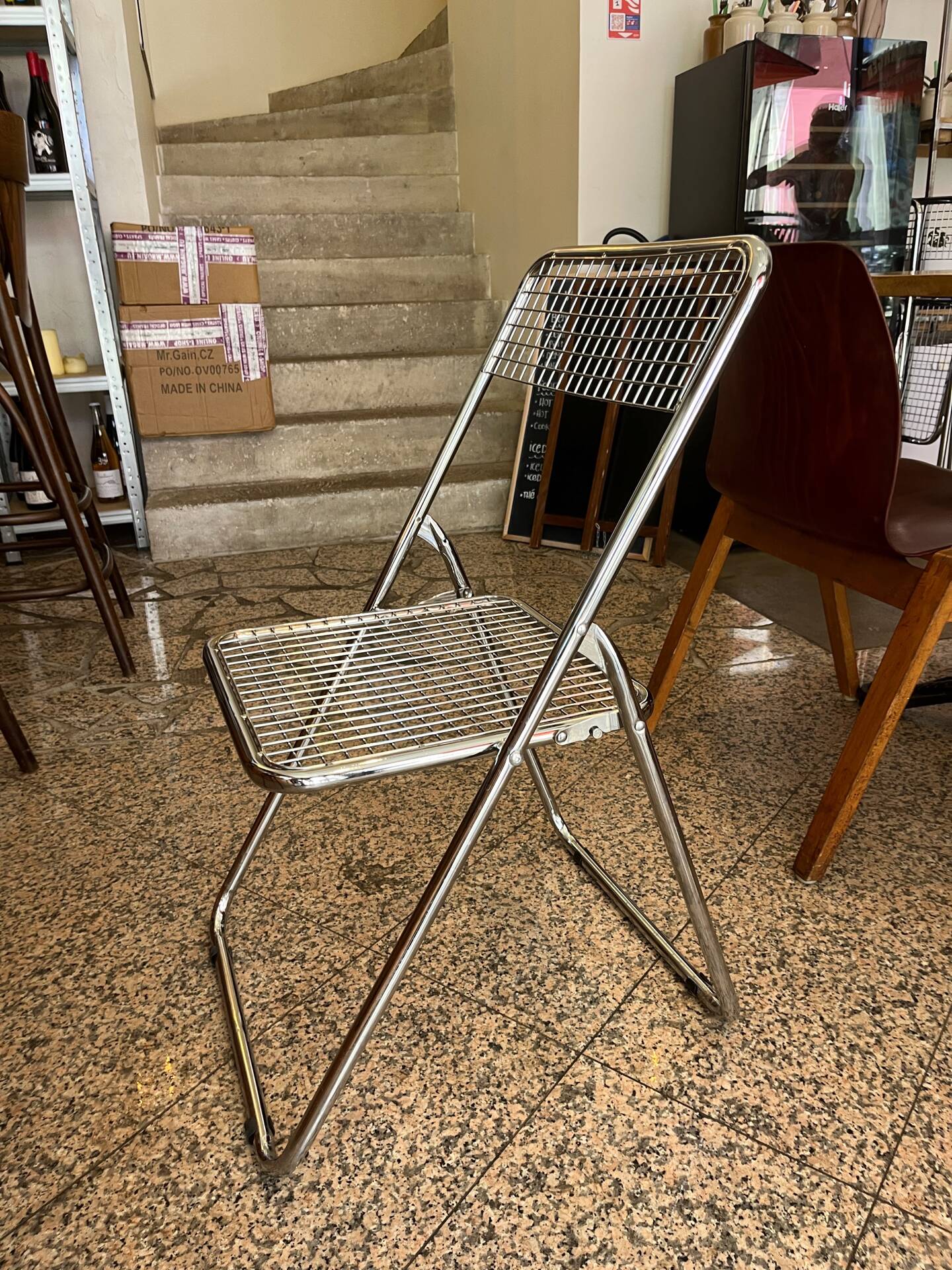 Foldable chair capsule collection Acel Chay X Monoprix