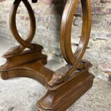 Empire style walnut and zinc furniture planter