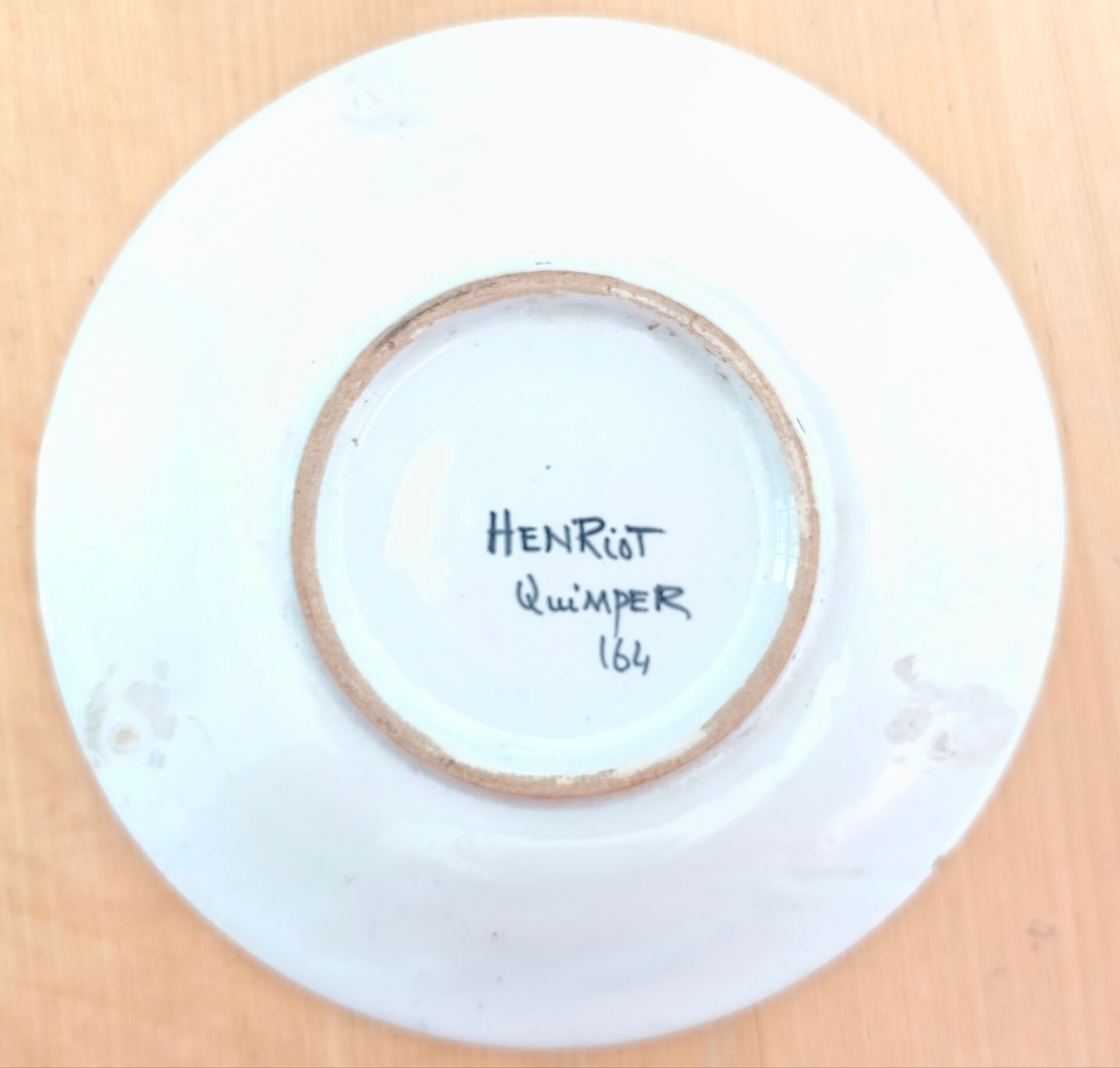 Henriot Quimper plate