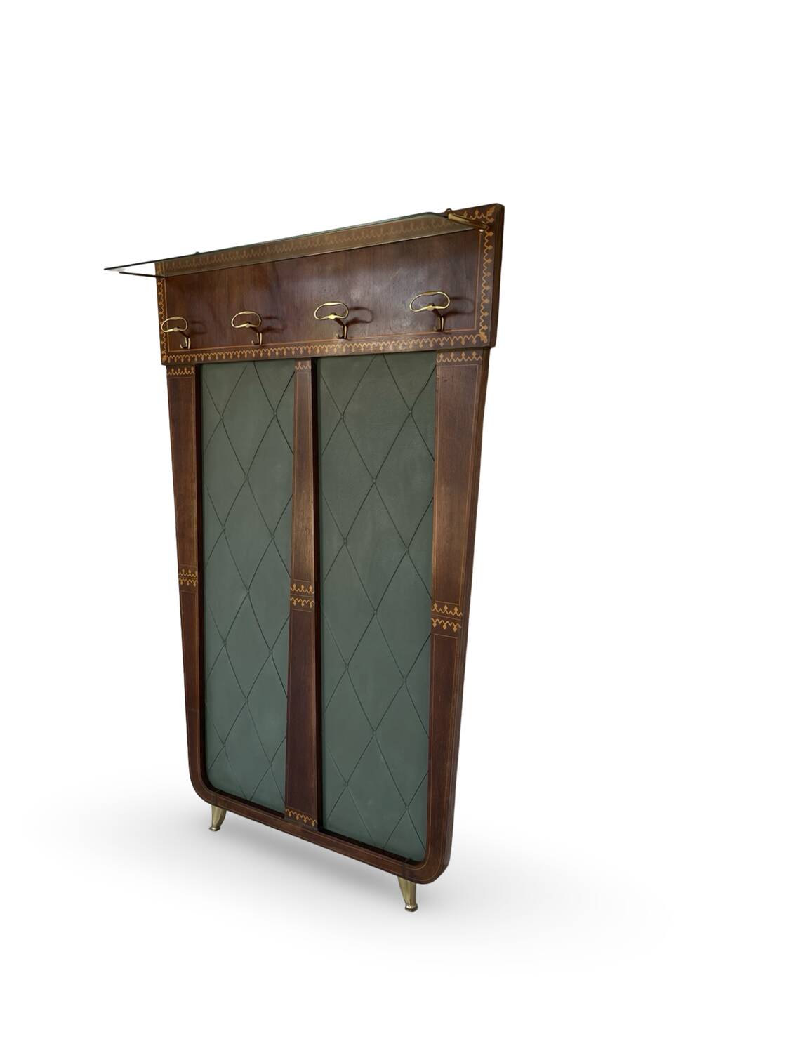 Porte-manteau mural italien des années 60