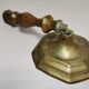 Old bronze candlestick, seventeenth century