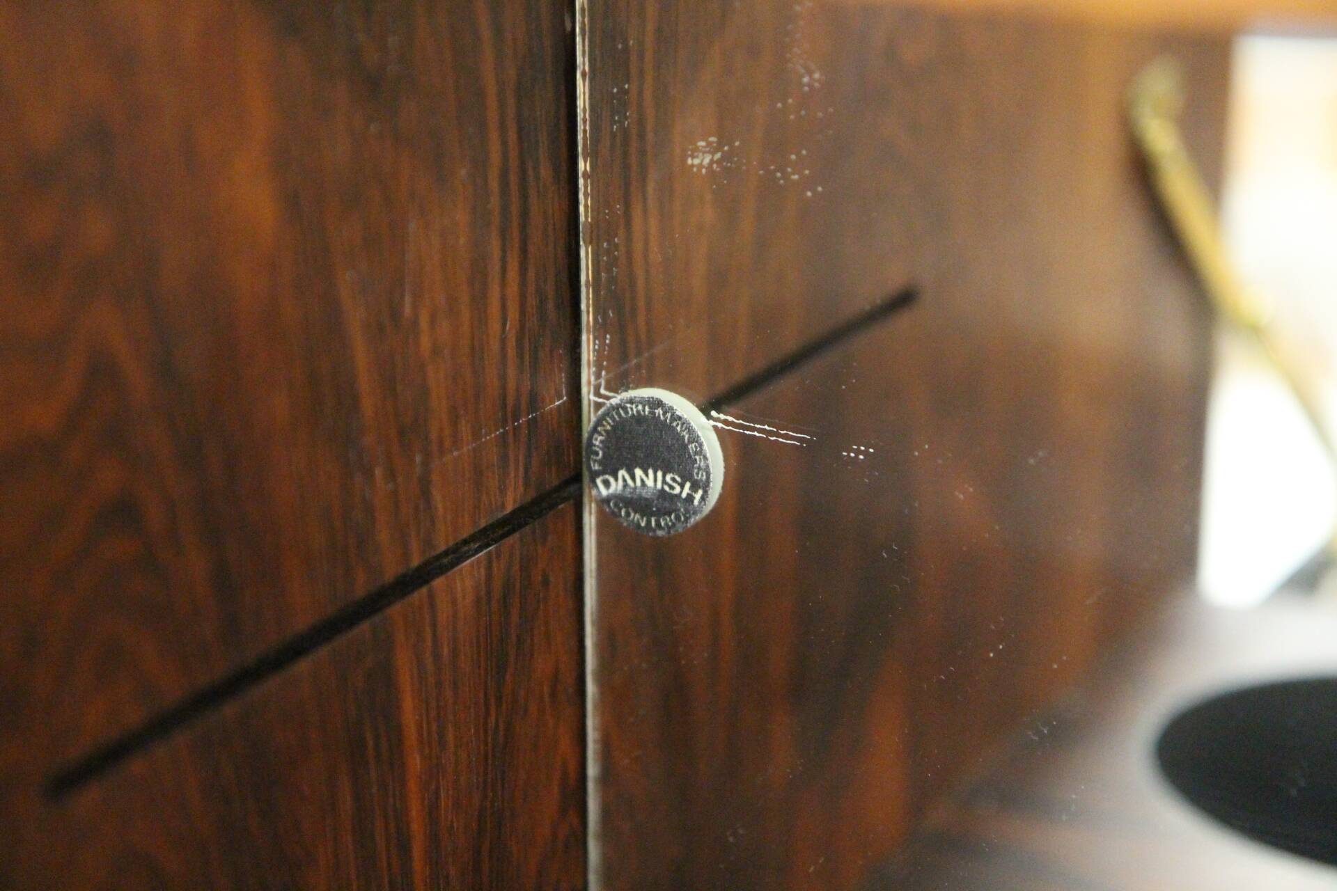 Scandinavian rosewood bar cabinet "SK 661" Johannes Andersen for J Skaaning & Søn, Denmark, 1960