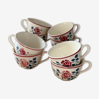 Vintage coffee cups by Badonviller