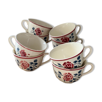 Vintage coffee cups by Badonviller