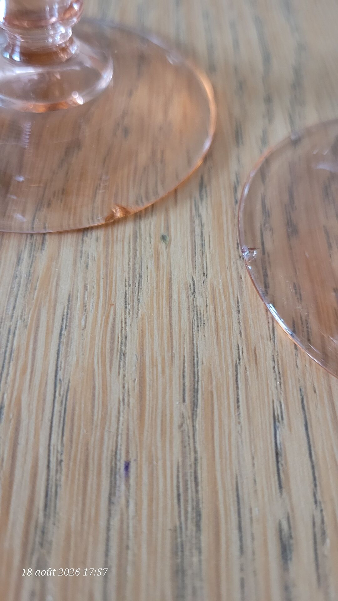 5 verres à pied Rosaline