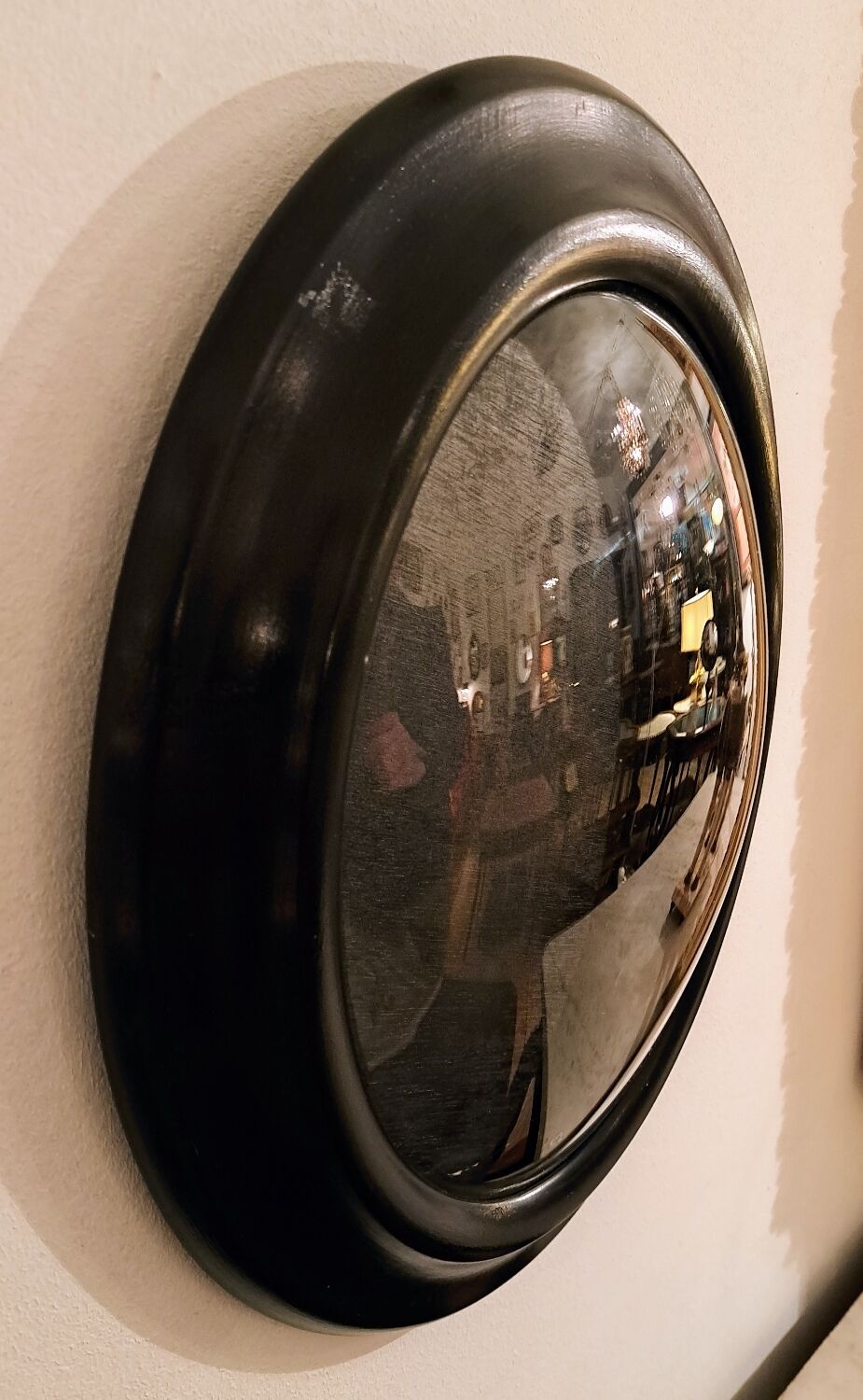 Napoleon III oval frame with curved window