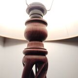 Rosewood twisted lamp