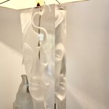 Lampe de table en laiton et lucite années 1970