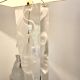 Extraordinary Mid-Century Modern Buddha Lucite and Brass Table Lamp, 1970s