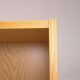 Vintage Scandinavian oak bookshelf – 200 cm – 5 compartments – 20th century