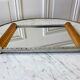 Art deco top in wood and metal 30s
