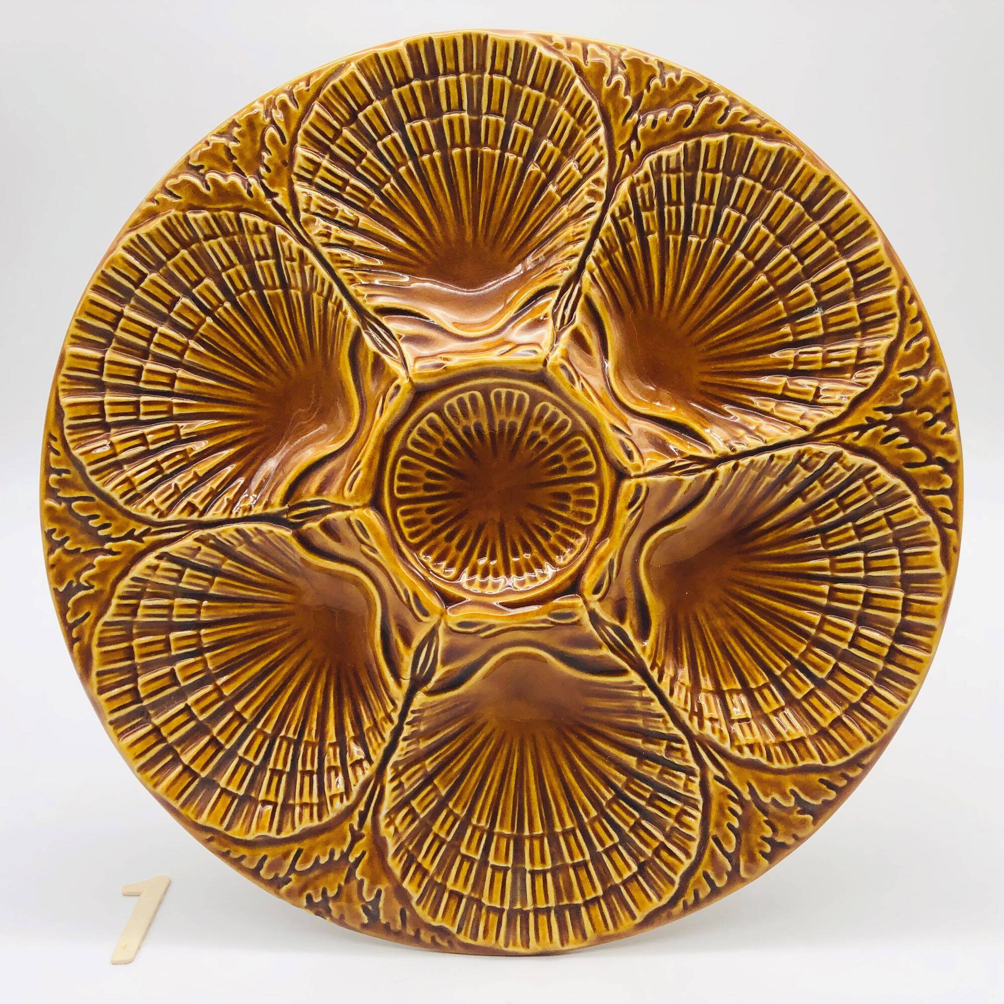 6 assiettes à coquillage, Secla Portugal