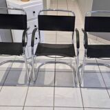Set of 3 Cantilever armchairs, 1970s