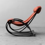 Rocking chair Sgarsul Gae Aulenti, Poltronova 60
