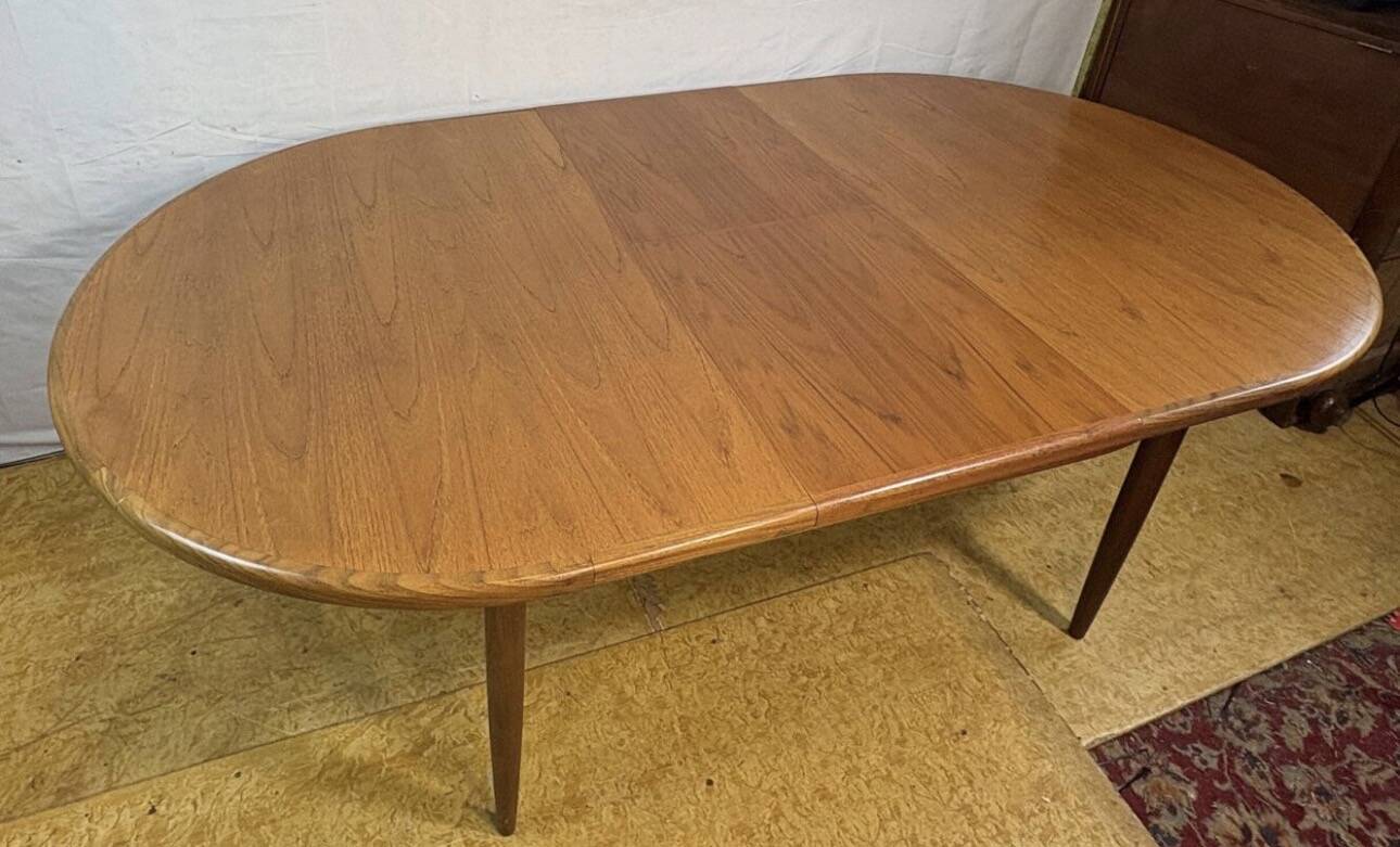 MidCentury Retro Vintage Teak Oval Extending Dining Table G Plan Fresco1960