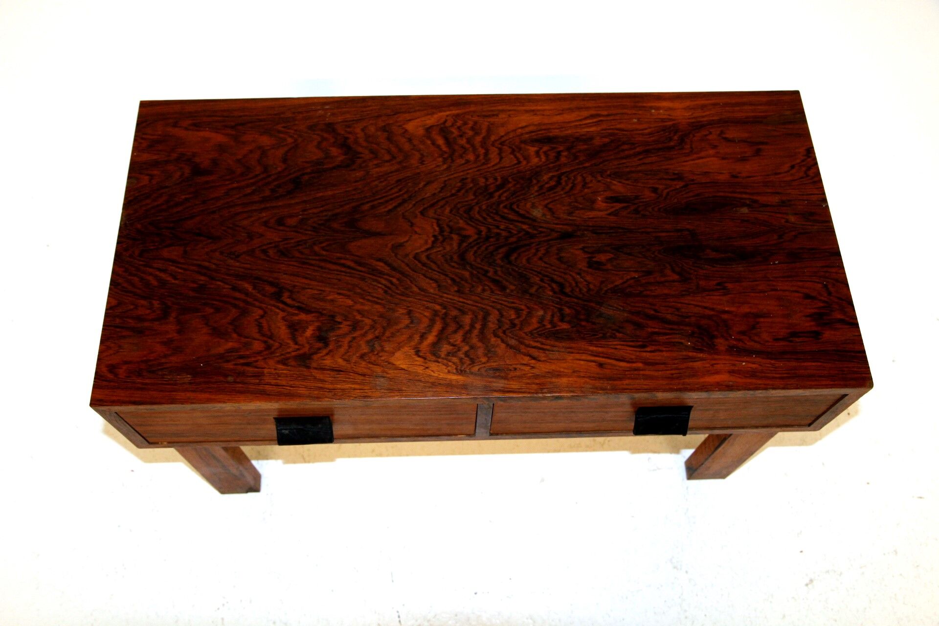 Rosewood console, Glas & Trä, Sweden, 1960