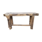 Old walnut workbench