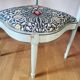 Pair of vintage corner armchairs refurbished