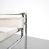 "B3 Wassily" armchair in fabric by Marcel Breuer for Bononia, Italy