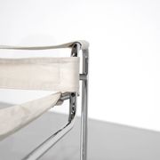 "B3 Wassily" armchair in fabric by Marcel Breuer for Bononia, Italy