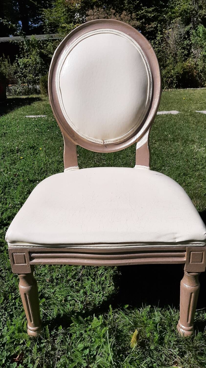 Paire de chaises médaillon enfant