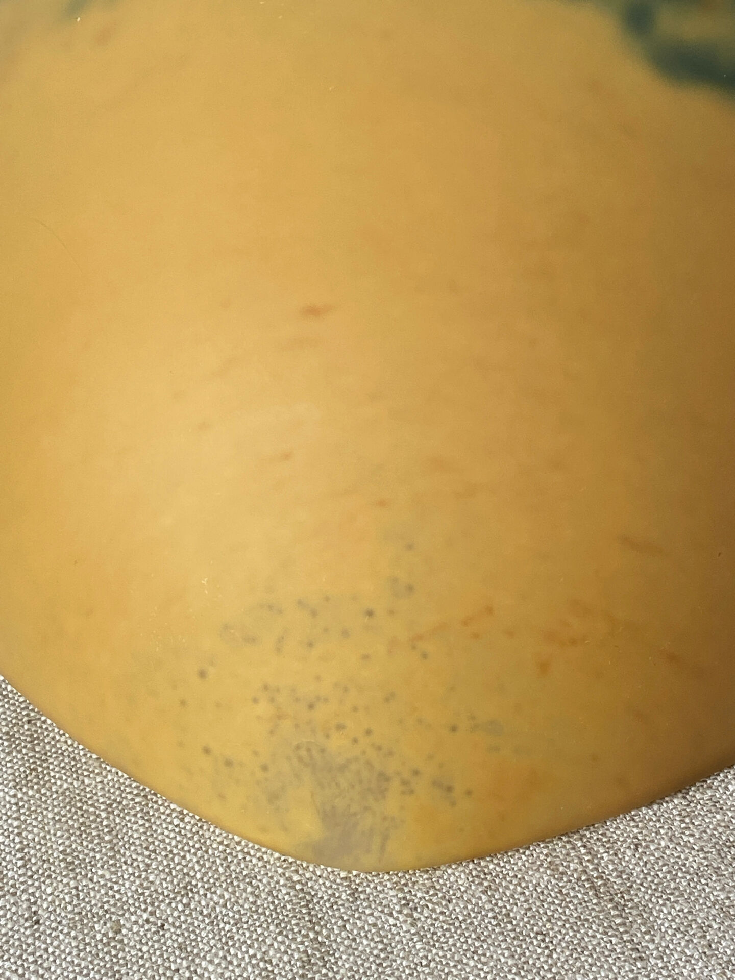 Wall light in glass paste