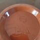 Glazed ceramic salad bowl