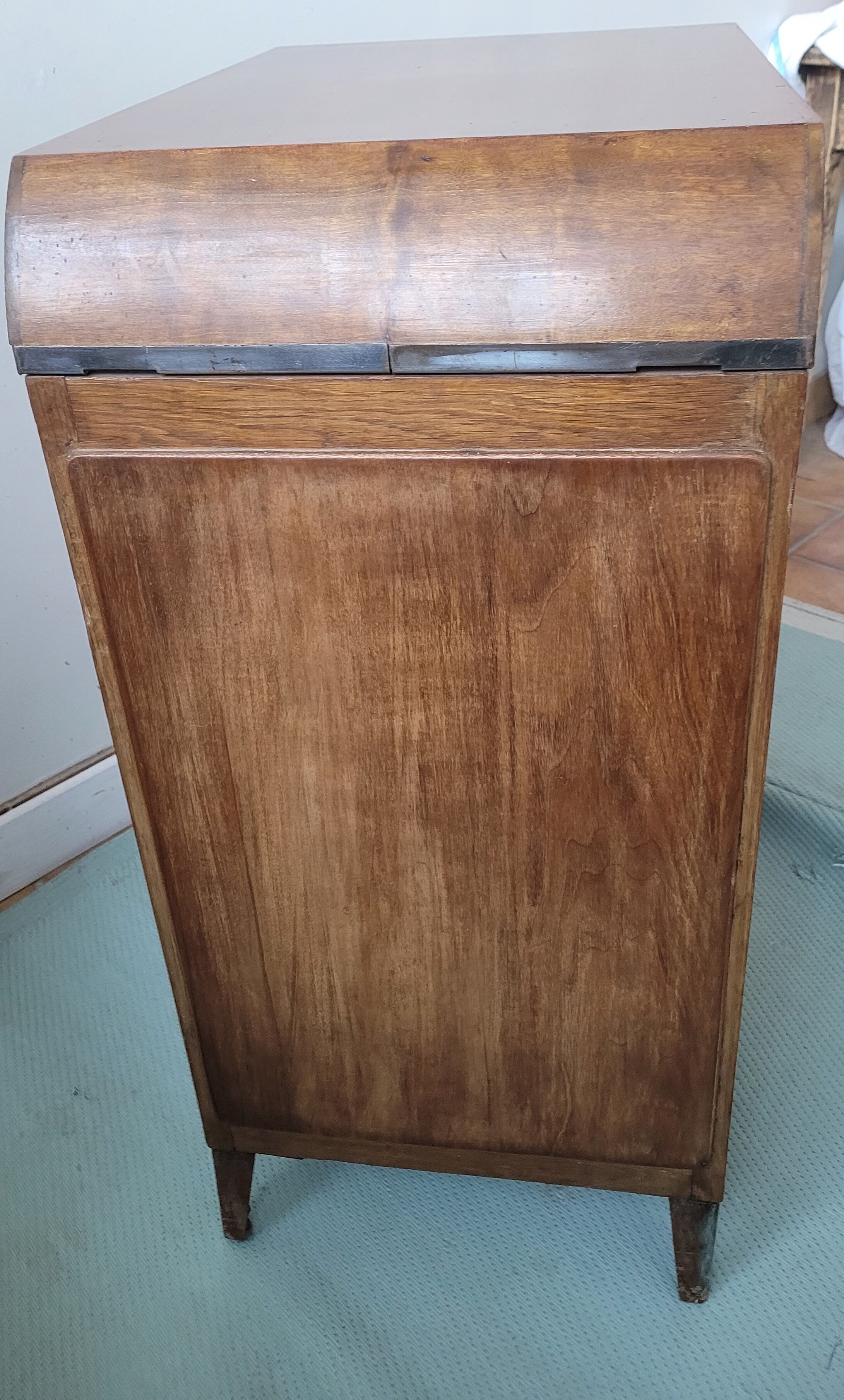 Vintage wooden desk box / or bathroom furniture