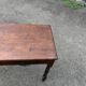 Antique English-style wooden work table - Desk or table