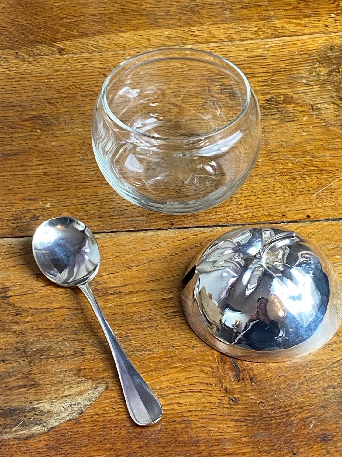 Sucrier, pot à confiture en forme de tomate