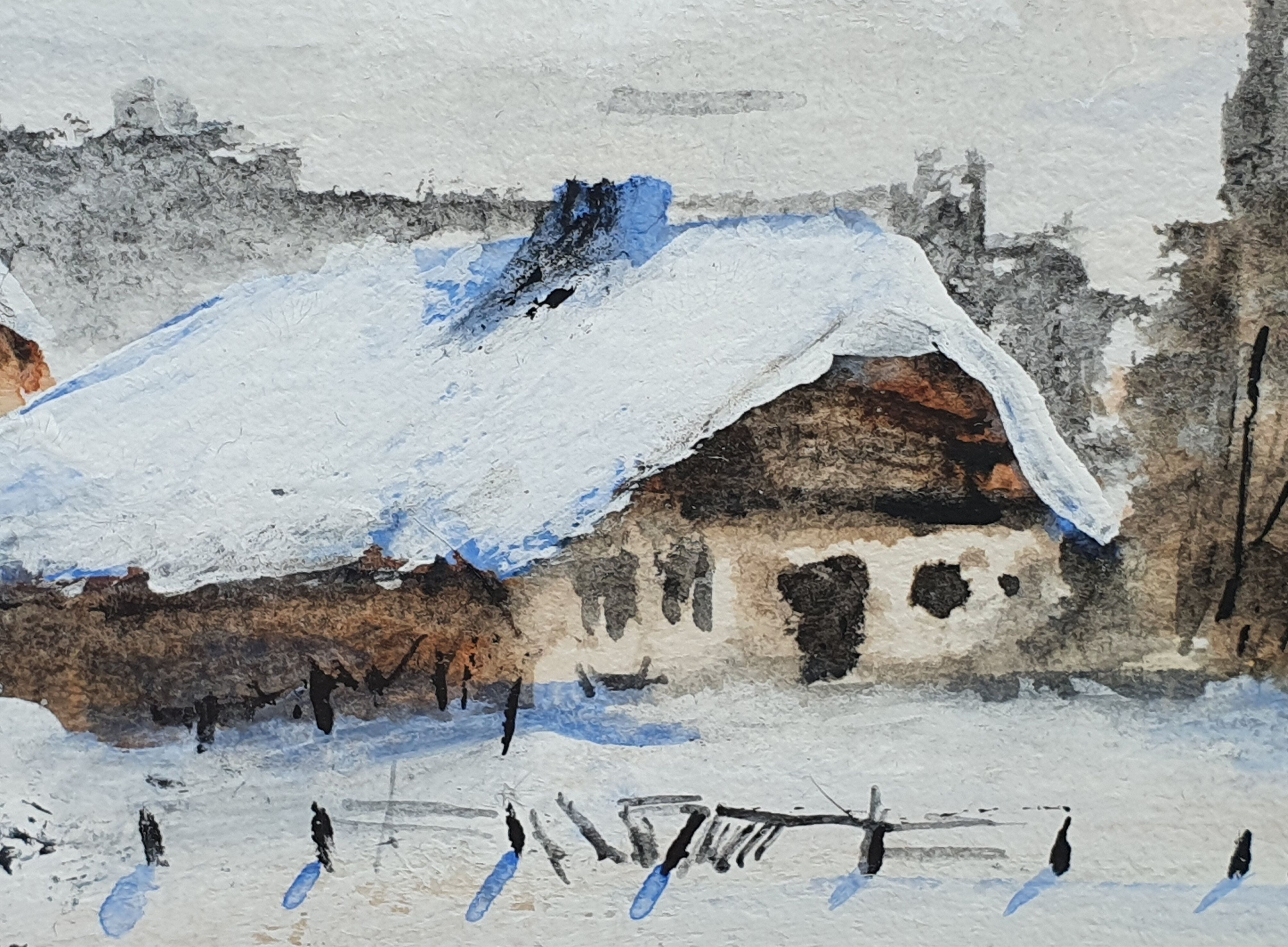 Beautiful watercolor signed a . vautier no. 2