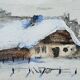 Beautiful watercolor signed a . vautier no. 2