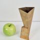 Art Deco Cubist Brass Vase from WMF, 1930s