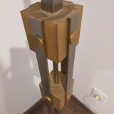 Floor lamp in chrome and brass metal 1970