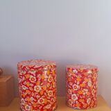 Strawberry round nesting boxes 60s