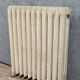 Decorated cast iron floral radiator from the 19th century.