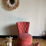 Mariette pink toad fireside chair