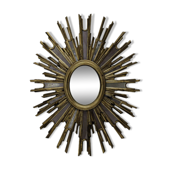 Rare oval convex sun mirror (3 pieces available)