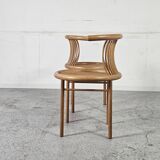 Pair of Herbert Ohl chairs for Lubke, 1980s