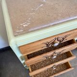 Small commodity 4 drawers art deco