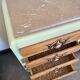 Small commodity 4 drawers art deco