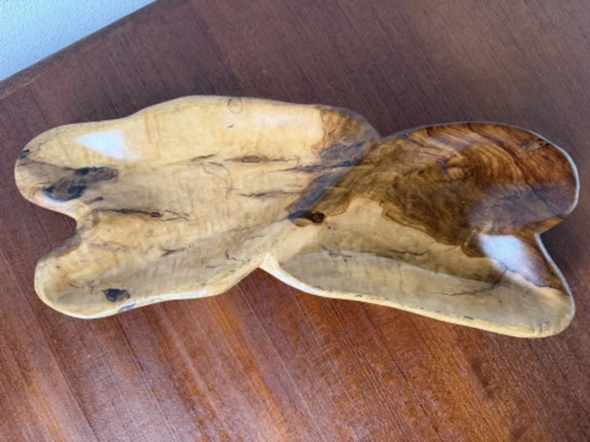 Olive wood dish, 1970s