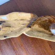 Olive wood dish, 1970s