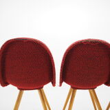 Set of 4 midcentury dining chairs designed by Miroslav Navrátil, 1960s