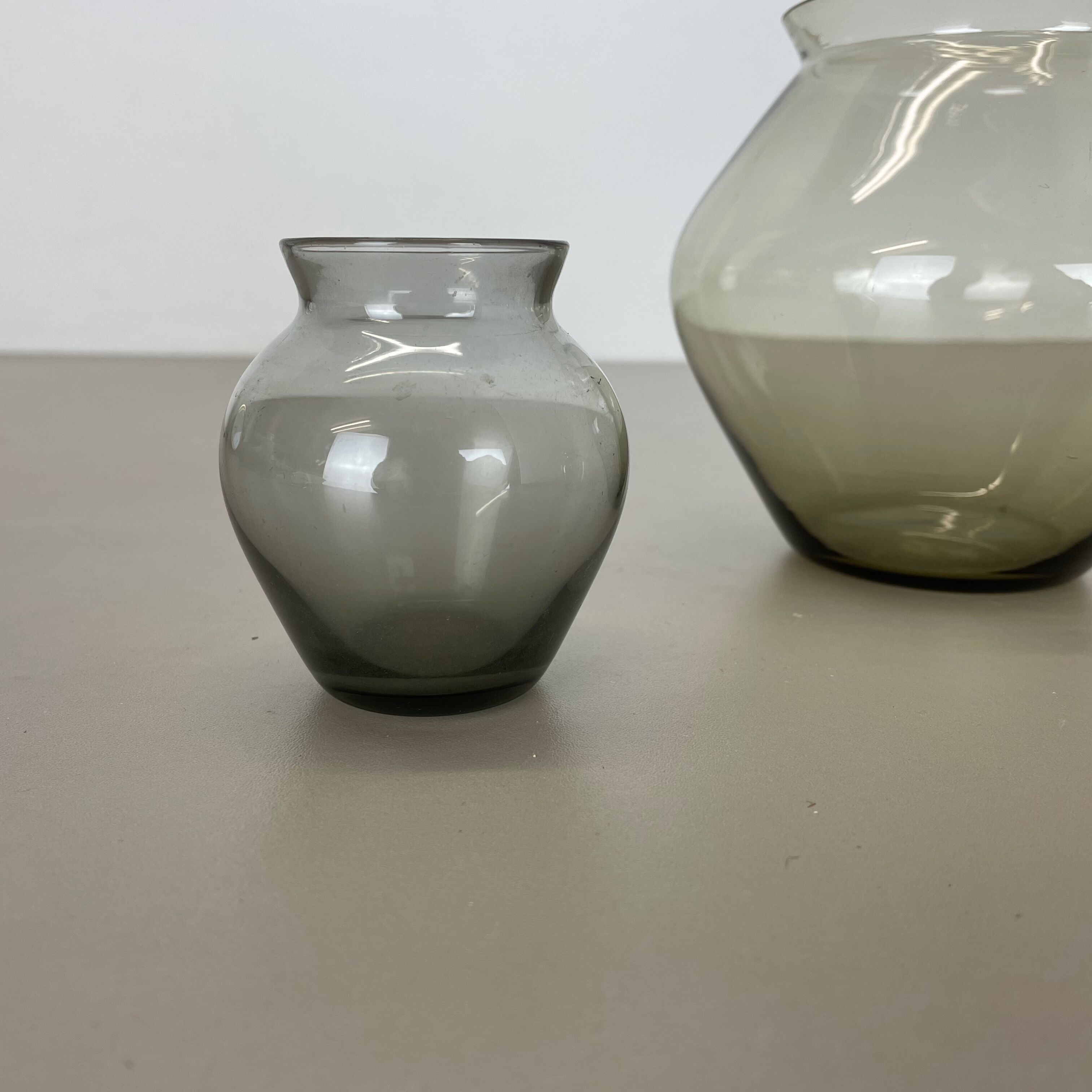 Set of Three Turmalin Vases by Wilhelm Wagenfeld for WMF, Germany 1960